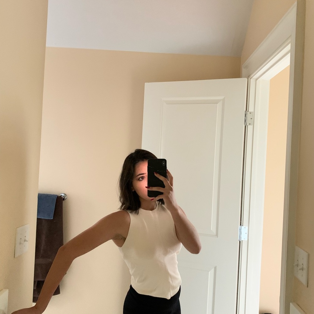 Zara backless top
